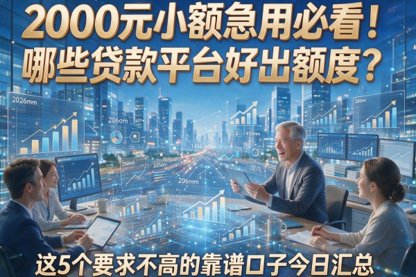 2000元小额急用必看!哪些贷款平台好出额度?这5个要求不高的靠谱口子今日汇总