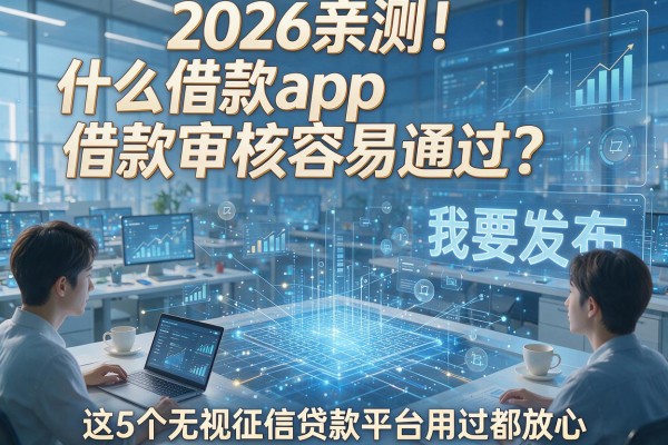 2026亲测！什么借款app借款审核容易通过？这5个无视征信贷款平台用过都放心
