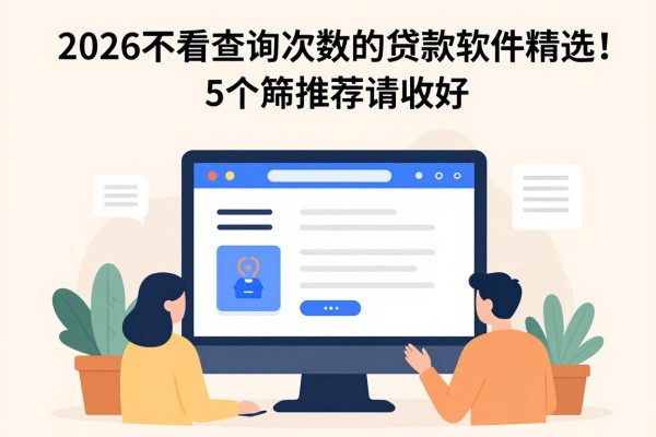 2026不看查询次数的贷款软件精选!这5个严筛推荐请收好