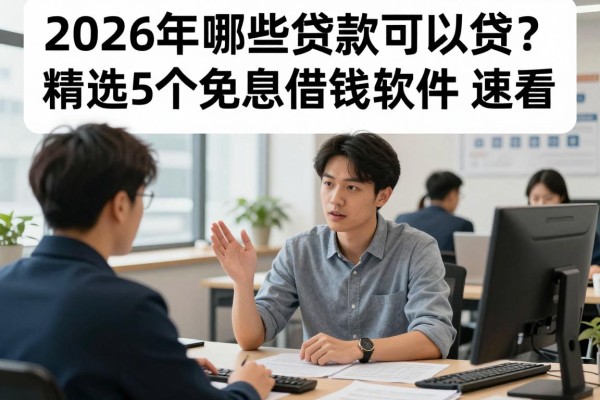 2026年哪些贷款可以贷?精选5个免息借钱软件,速看!
