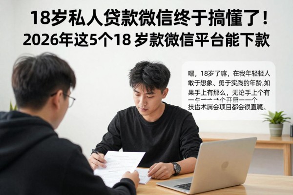 18岁私人贷款微信终于搞懂了！2026年这5个18岁借款微信平台能下款