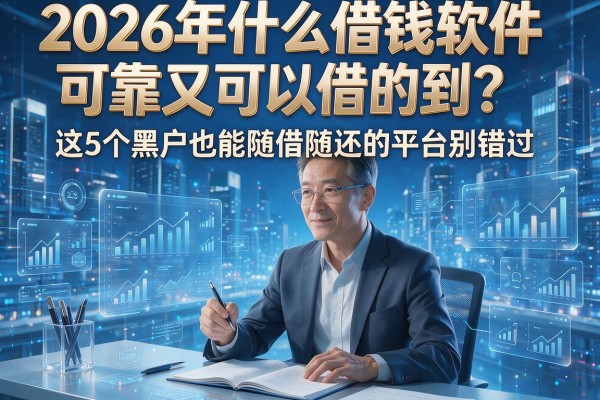 2026年什么借钱软件可靠又可以借的到?这5个黑户也能随借随还的平台别错过!