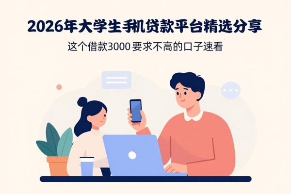 2026年大学生手机贷款平台精选分享！这5个借款3000要求不高的口子速看