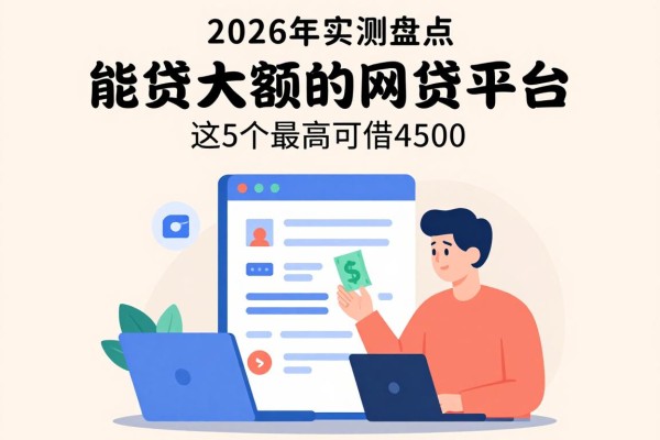 2026年实测盘点:能贷大额的网贷平台,这5个最高可借4500