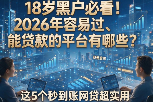 18岁黑户必看!2026年容易过、能贷款的平台有哪些?这5个秒到账网贷超实用