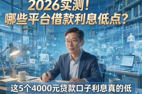 2026实测!哪些平台借款利息低点?这5个4000元贷款口子利息真的低