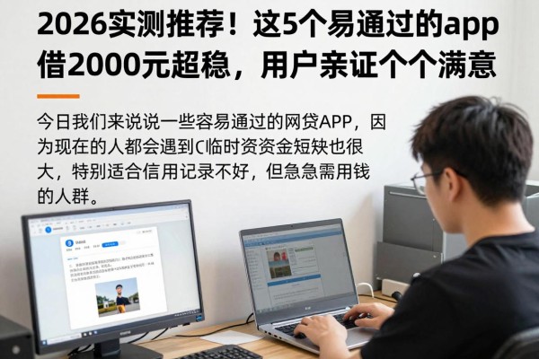 2026实测推荐!这5个易通过的网贷app借2000元超稳,用户亲证个个满意