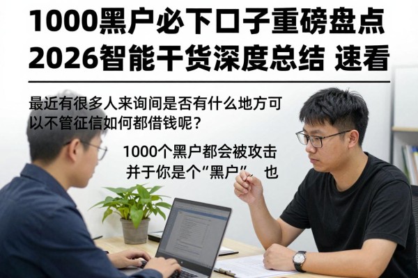 1000黑户必下口子重磅盘点!2026智能干货深度总结,速看