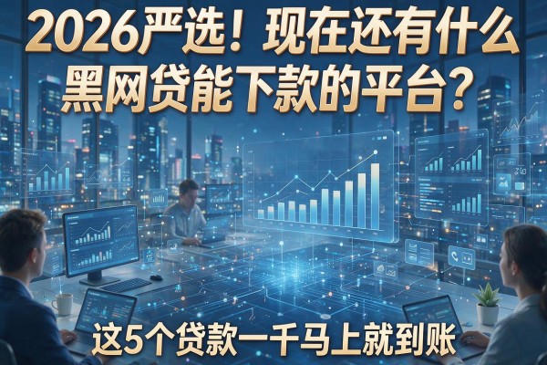 2026严选!现在还有什么黑网贷能下款的平台?这5个贷款一千马上就到账