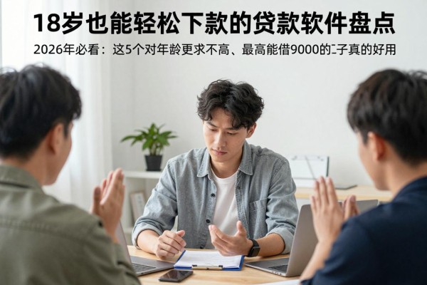 18岁也能轻松下款的贷款软件盘点!2026年必看:这5个对年龄要求不高、最高能借9000的口子真的好用