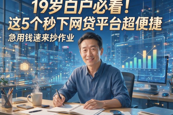 19岁白户必看！这5个秒下网贷平台超便捷，急用钱速来抄作业！