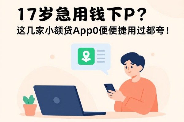 17岁急用钱下?这几家小额贷款App4000元超便捷,用过都夸!