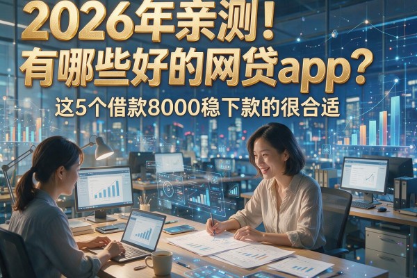 2026年亲测！有哪些好的网贷app？这5个借款8000稳下款的很合适