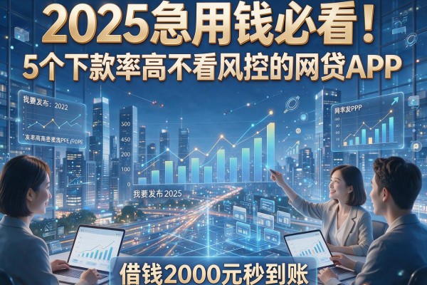 2025急用钱必看！5个下款率高不看风控的网贷APP，借钱2000元秒到账