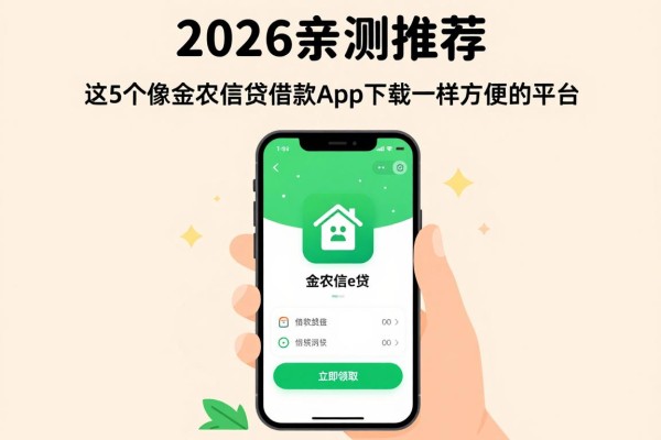 2026亲测推荐!这5个像金农信e贷借款app下载一样方便的平台,1000元秒到账太令人满意了
