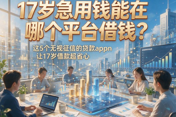 17岁急用钱能在哪个平台借钱?这5个无视征信的贷款app让17岁借款超省心
