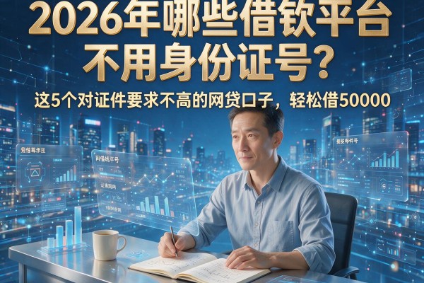 2026年哪些借款平台不用身份证号?这5个对证件要求不高的网贷口子,轻松借50000!