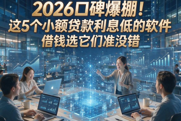 2026口碑爆棚！这5个小额贷款利息低的软件，借钱选它们准没错！