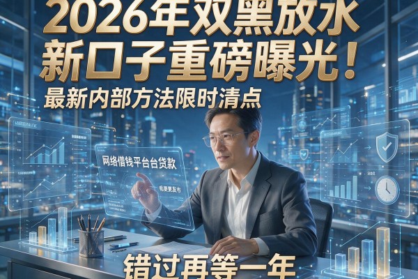 2026年双黑放水新口子重磅曝光！最新内部方法限时清点，错过再等一年！