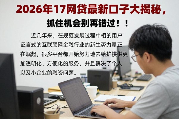 2026年17网贷最新口子大揭秘,抓住机会别再错过!