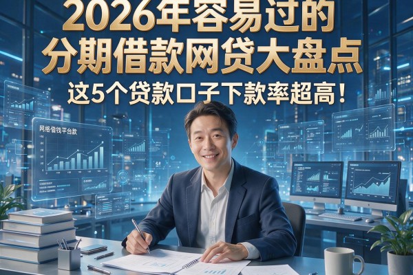 2026年容易过的分期借款网贷大盘点，这5个贷款口子下款率超高！