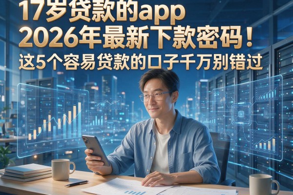 17岁贷款的app2026年最新下款密码！这5个容易贷款的口子千万别错过