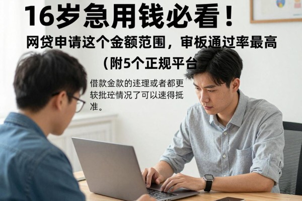 16岁急用钱必看!网贷申请这个金额范围,审核通过率最高(附5个正规平台)