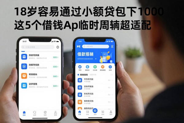 18岁容易通过的小额贷款包下1000,这5个借钱App临时周转超适配