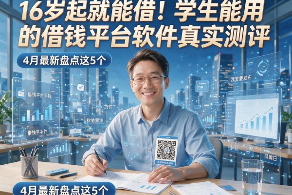 16岁起就能借!学生能用的借钱平台软件真实测评,4月最新盘点这5个