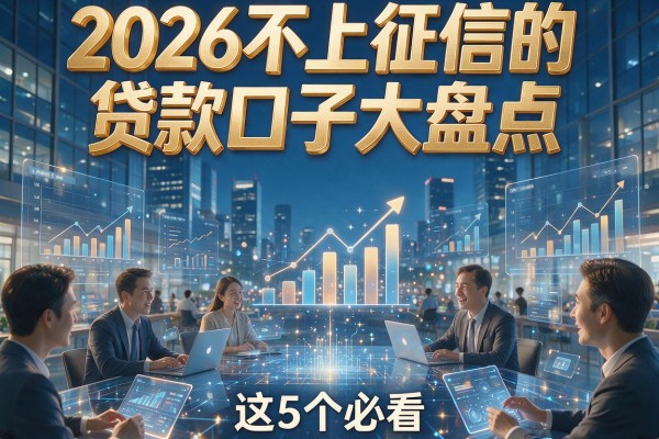 2026不上征信的贷款口子大盘点，这5个必看！