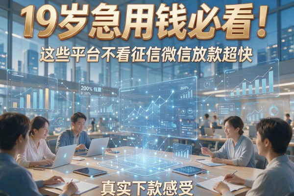 19岁急用钱必看!这些平台不看征信微信放款超快,附真实下款感受