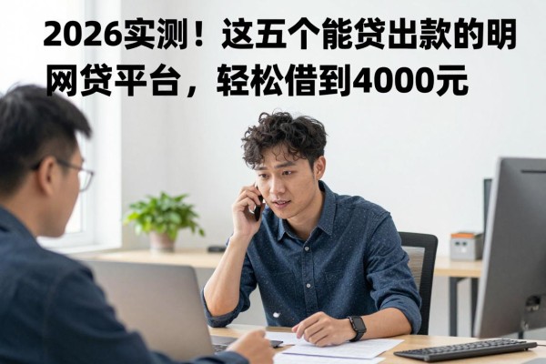 2026实测!这五个能贷出款的网贷平台,轻松借到4000元