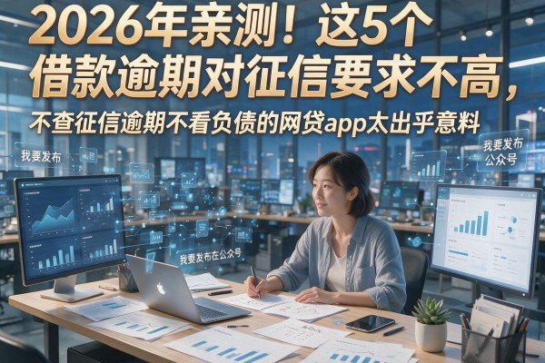 2026年亲测！这5个借款逾期对征信要求不高、不查征信逾期不看负债的网贷app太出乎意料