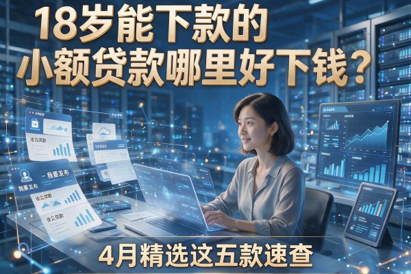 18岁能下款的小额贷款哪里好下钱？4月精选这五款速查！