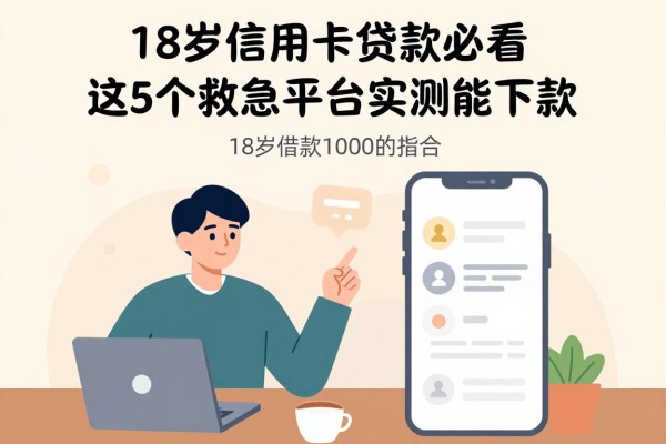 18岁信用卡贷款必看!这5个救急平台实测能下款,18岁借款1000的app整合
