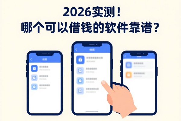 2026实测!哪个可以借钱的软件靠谱?这5个借钱平台深度统计