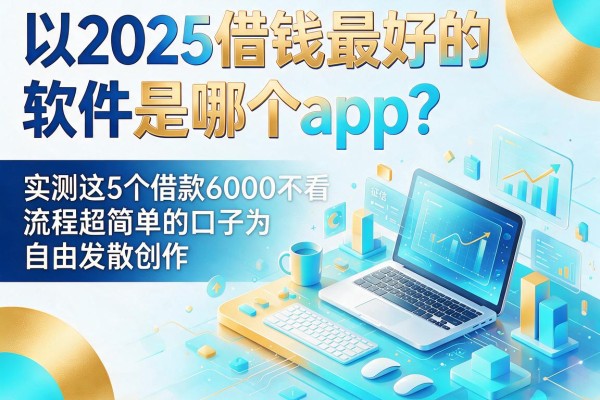 2025借钱最好的软件是哪个app?实测这5个借款6000不看征信、流程超简单的口子