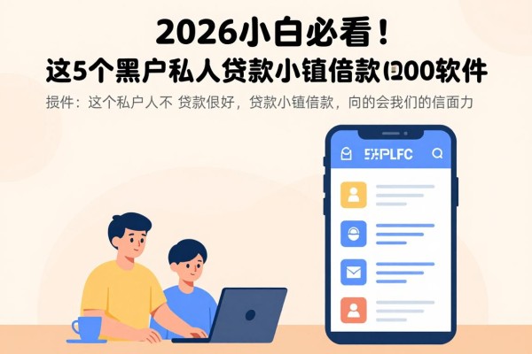 2026小白必看!这5个黑户私人贷款小额借款2000的软件更新了