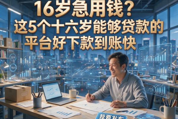 16岁急用钱？这5个十六岁能够贷款的平台好下款到账快
