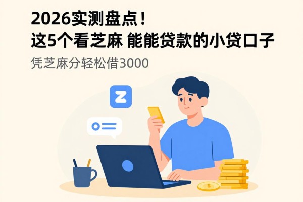 2026实测盘点!这5个看芝麻信用能贷款的小贷口子,凭芝麻分轻松借3000