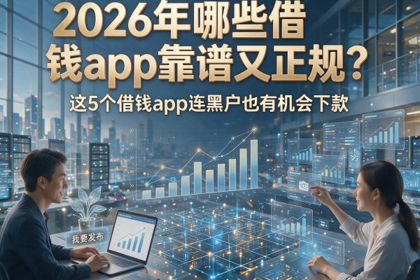 2026年哪些借钱app靠谱又正规？这5个借钱app连黑户也有机会下款！
