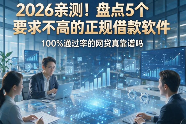 2026亲测!盘点5个要求不高的正规借款软件,100%通过率的网贷真靠谱吗?