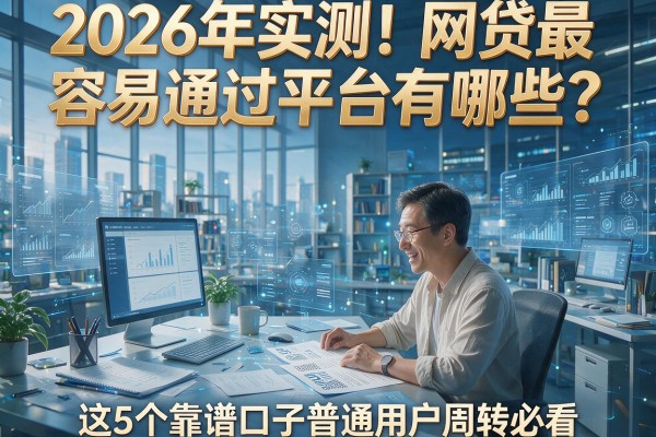 2026年实测!网贷最容易通过平台有哪些?这5个靠谱口子普通用户周转必看