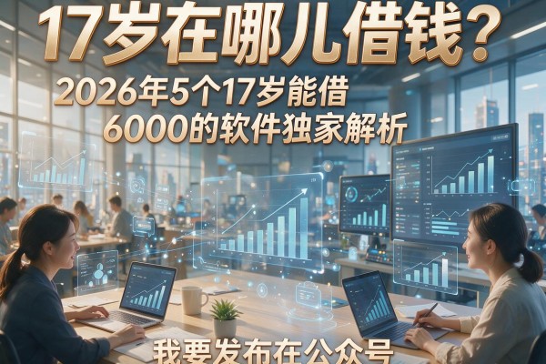 17岁在哪儿借钱?2026年5个17岁能借6000的软件独家解析!