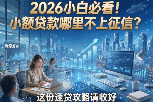 2026小白必看！小额贷款哪里不上征信？这份速贷攻略请收好！