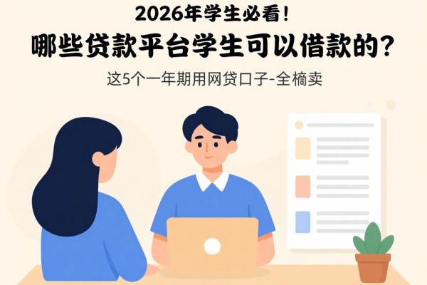 2026年学生必看!哪些贷款平台学生可以借款的?这5个一年期网贷口子全梳理