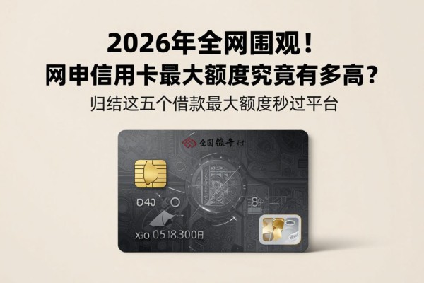 2026年全网围观！网申信用卡最大额度究竟有多高？归结这五个借款最大额度秒过平台