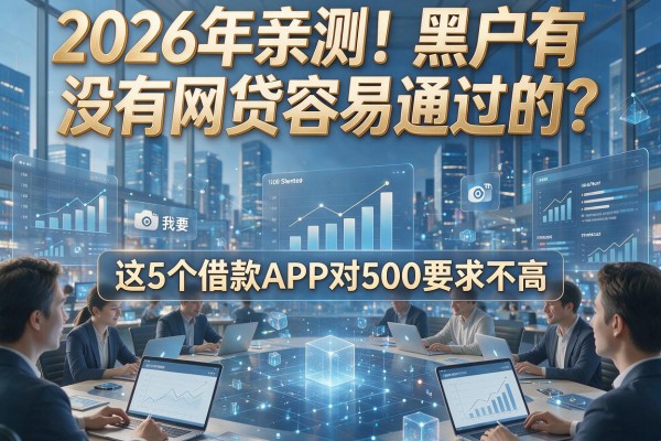 2026年亲测！黑户有没有网贷容易通过的？这5个借款APP对500要求不高