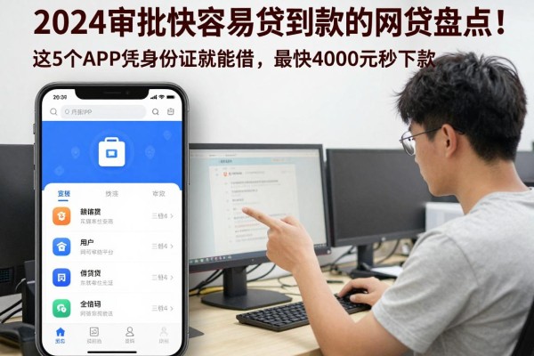 2024审批快容易贷到款的网贷盘点!这5个APP凭身份证就能借,最快4000元秒下款,流程简单超省心