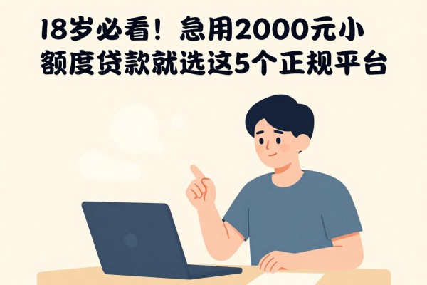18岁必看!急用2000元小额度贷款就选这5个正规平台,不看负债不看征信